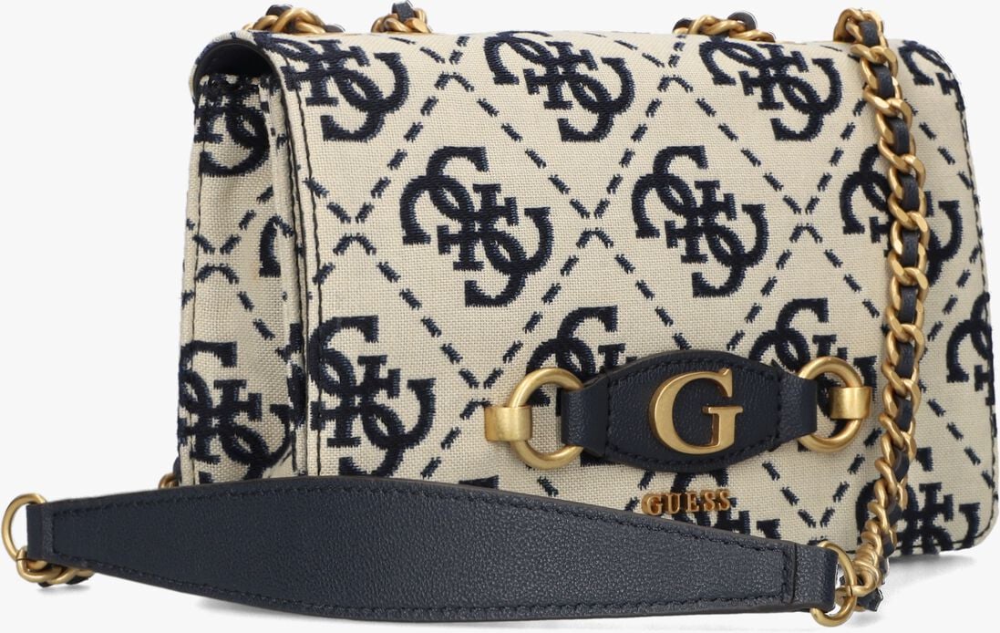 GUESS blauwe guess schoudertas izzy convertible xbody flap