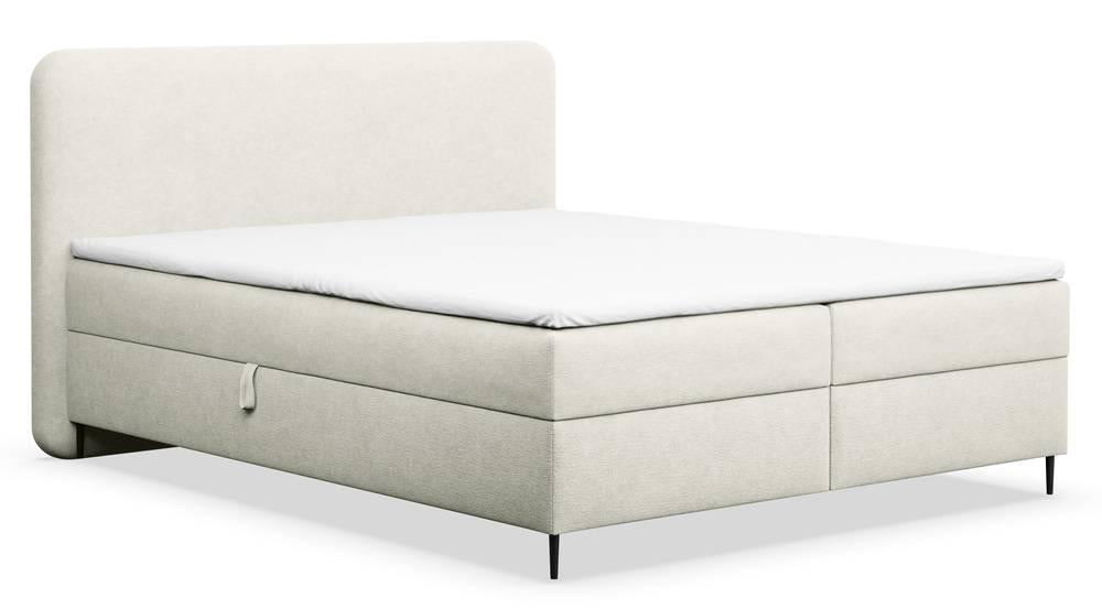NADUVI Collection Boxspring Contero chenille 160 x 200 cm met