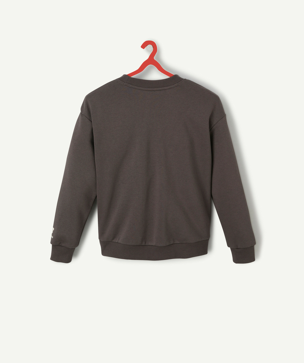 NEW BALANCESWEAT RAS DU COU OVERSIZED VARSITY NOIR FILLE