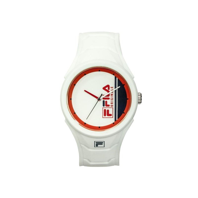 Montre Fila en Silicone Unisexe H/F Blanc