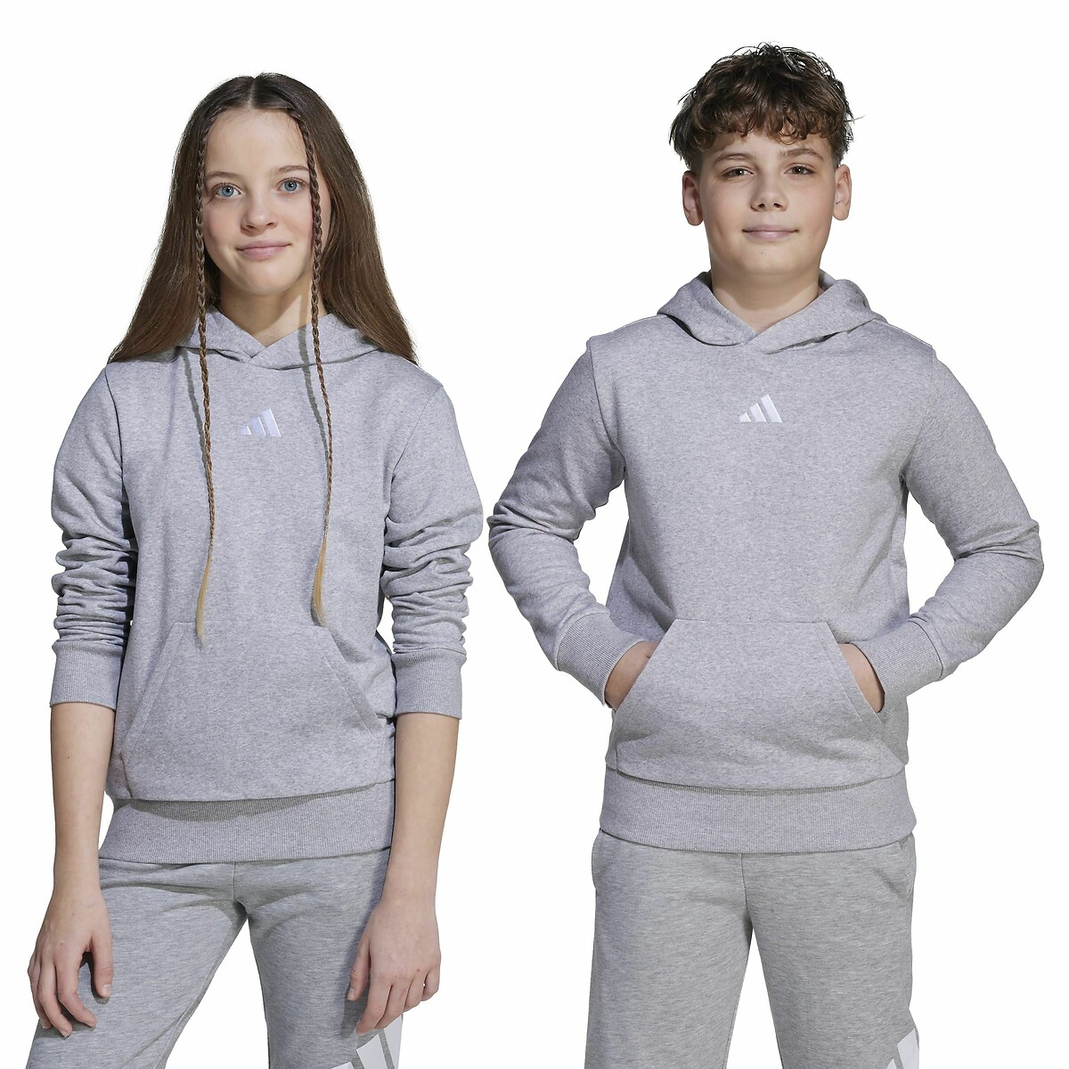 ROUPAS ESPORTIVAS ADIDAS<br>Moletom fechado em fleece escovado