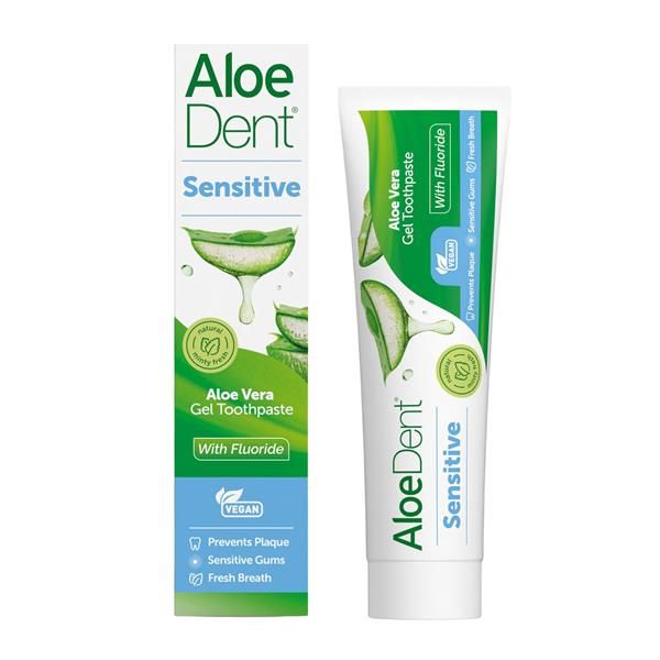 Pasta Dentes Em Gel Aloe Vera Com Flúor - Dentes Sensiveis