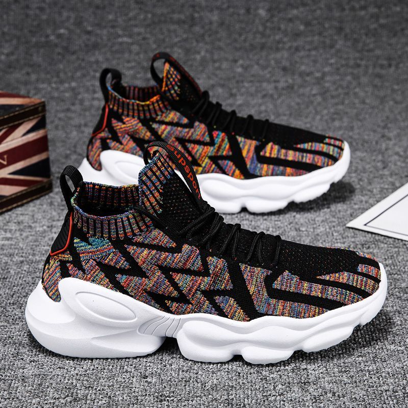 HANO - Platform gebreide sneakers
