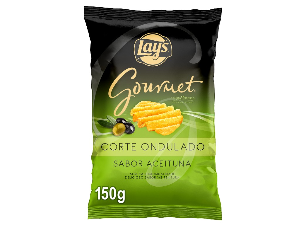 BATATAS FRITAS SABORES LAY'S WAVY AZEITONA 150G