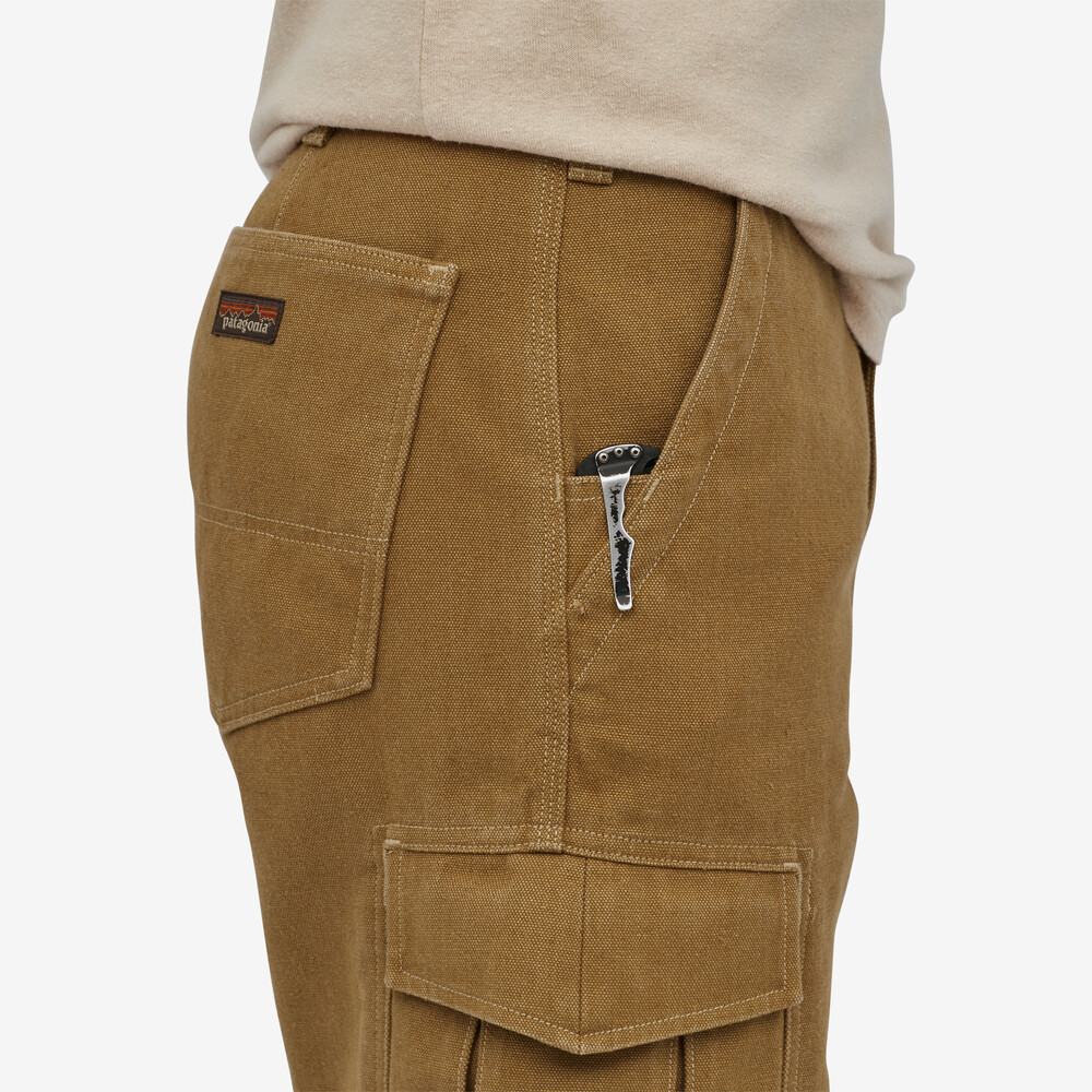 Iron Forge Cargo-Shorts aus Hanf-Canvas für Herren – 11 Zoll