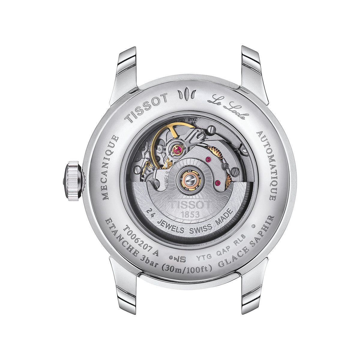 Montre TISSOT T-classic femme automatique, bracelet acier inoxydable gris