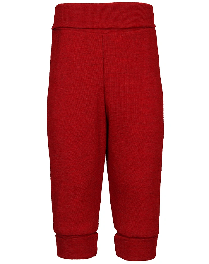 Woll-Schlupfhose ESSENTIAL BABY in rot melange