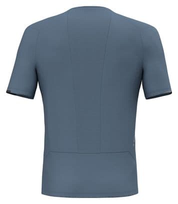 T-Shirt Salewa Pedroc Dry Mesh Bleu