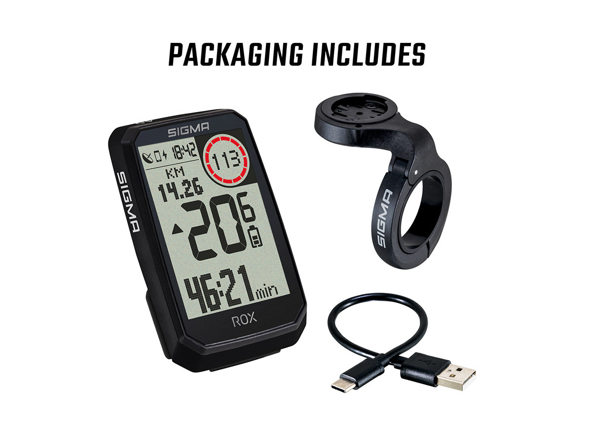 Sigma ROX 4.0 Endurance draadloze fietscomputer - Black