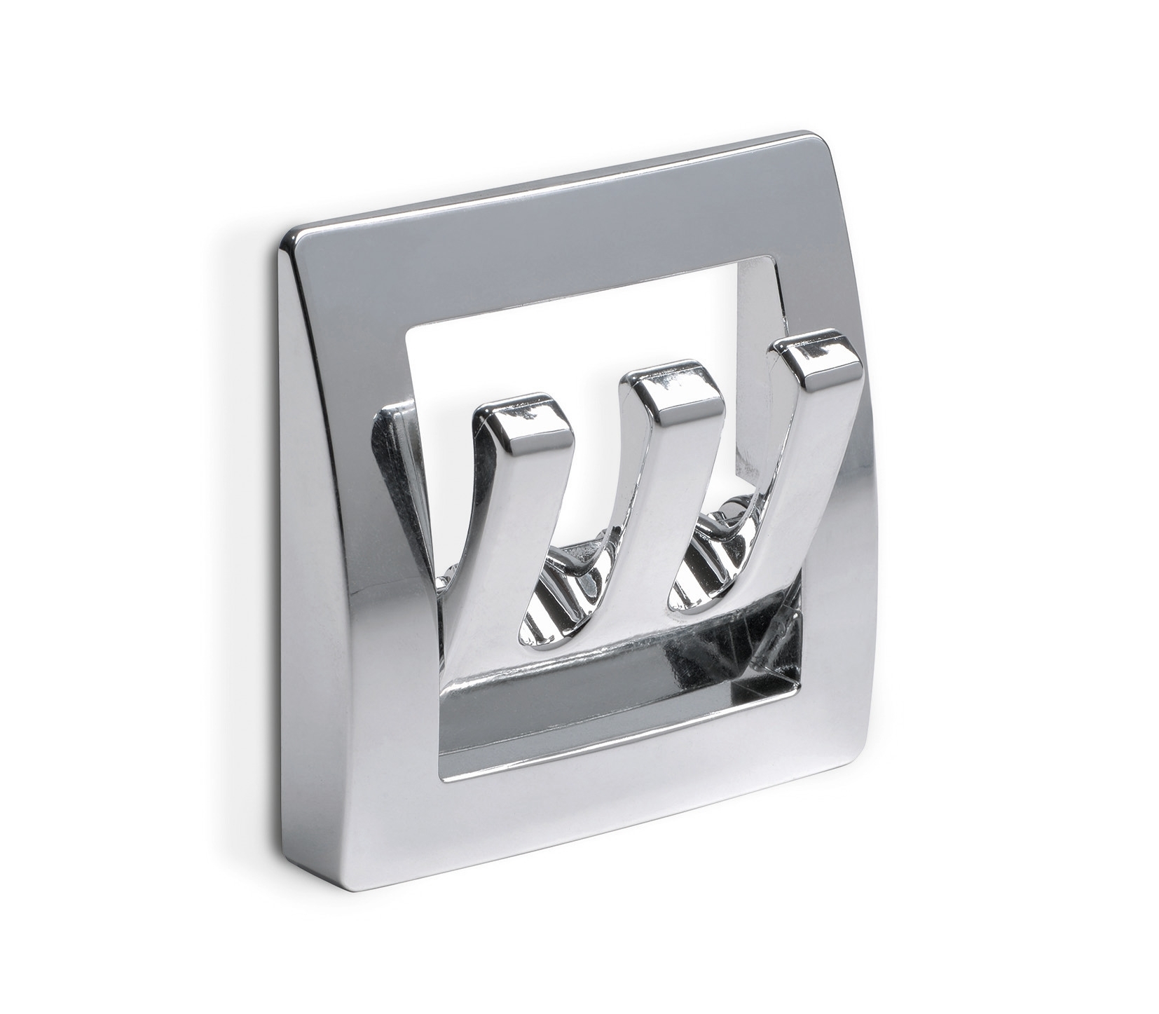 Fawo Kleiderhaken Garderobenhalter klappbar mit 3 Haken chrom