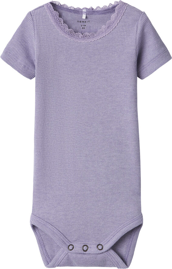 Name It NBFKAB SS BODY NOOS Heirloom lilac/melange