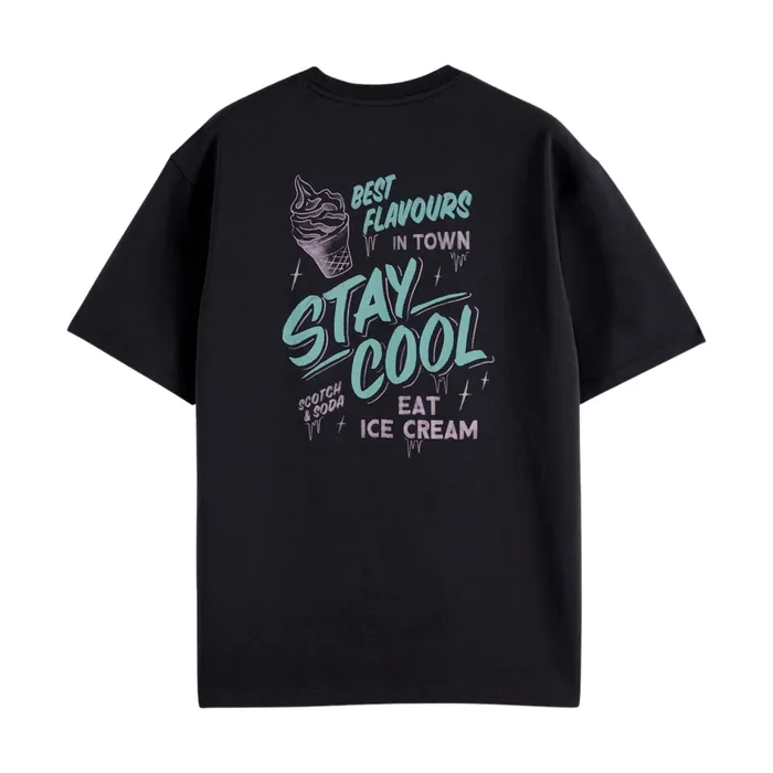Scotch & Soda Front and Back Artwork Shirt Heren