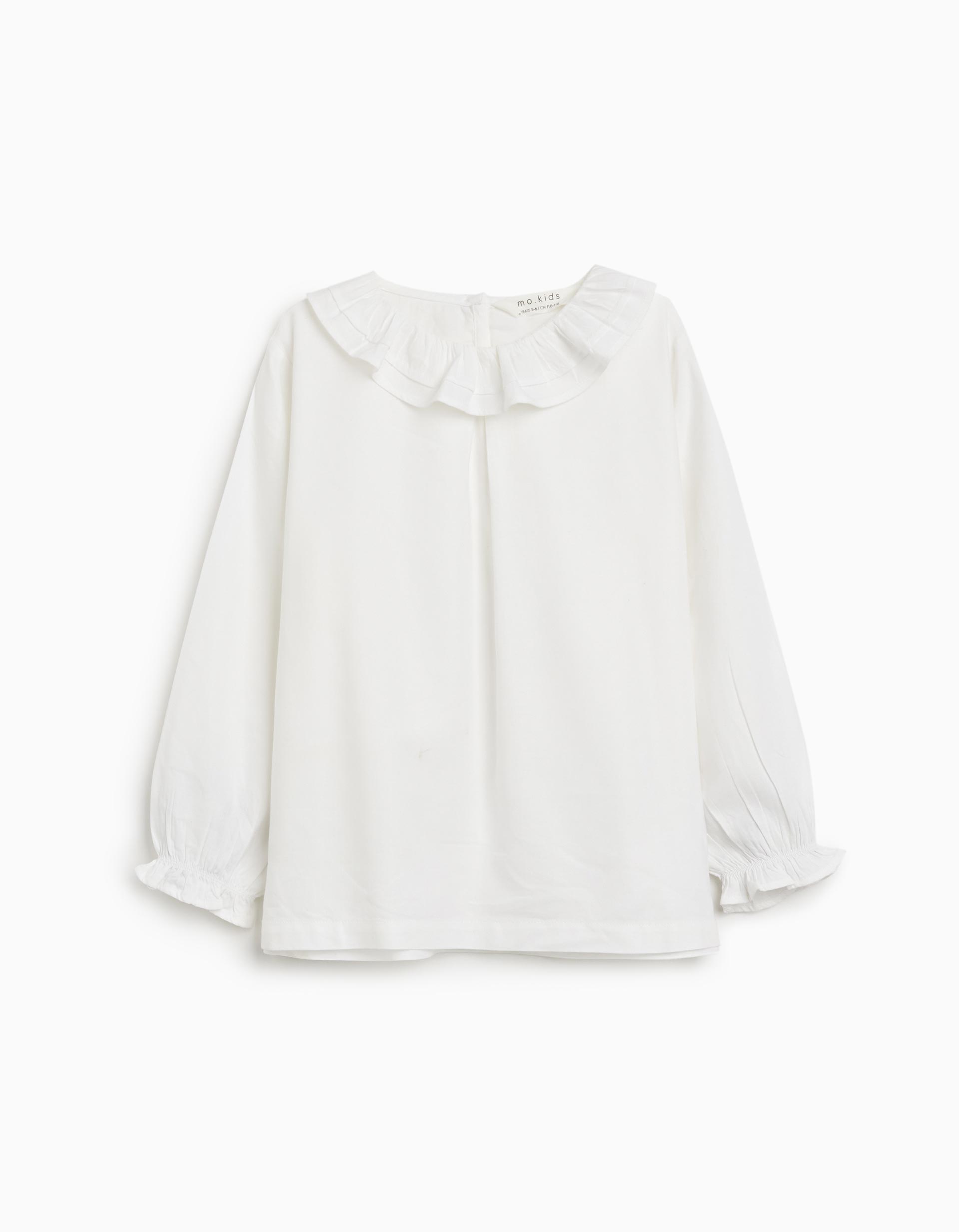 Blusa, Menina, Branco