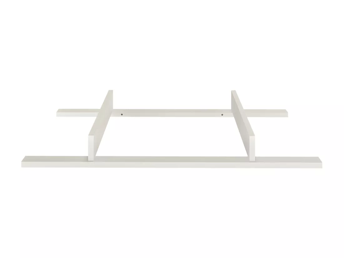 Chambre complète bébé 70x140 cm panneaux de fibres blanc SASHA