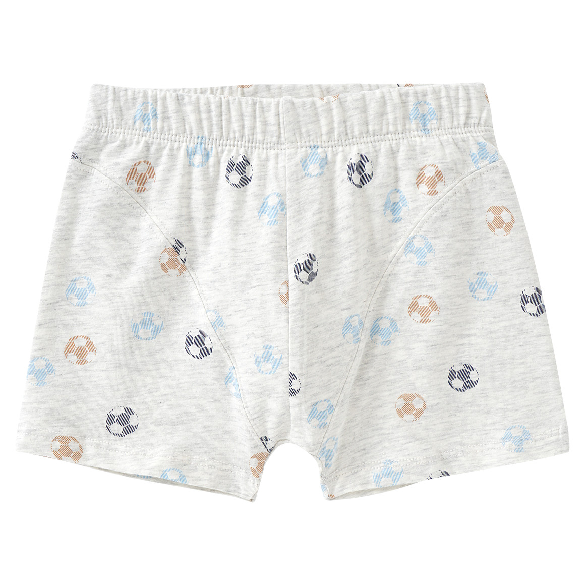 Yigga 5 Jungen Boxer mit Bio-Baumwolle hellblau / dunkelblau / creme