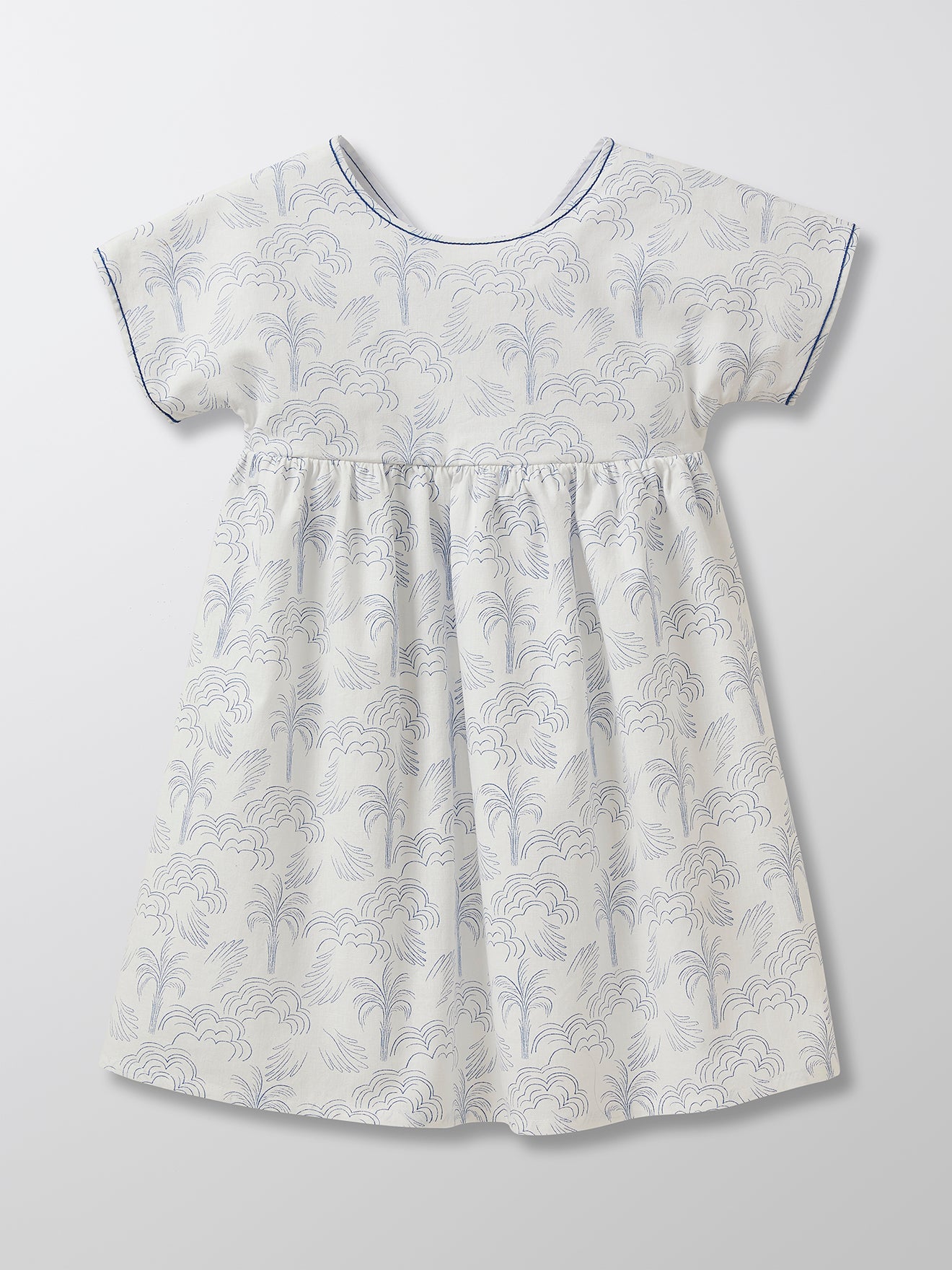 Robe Fille imprimé palmier