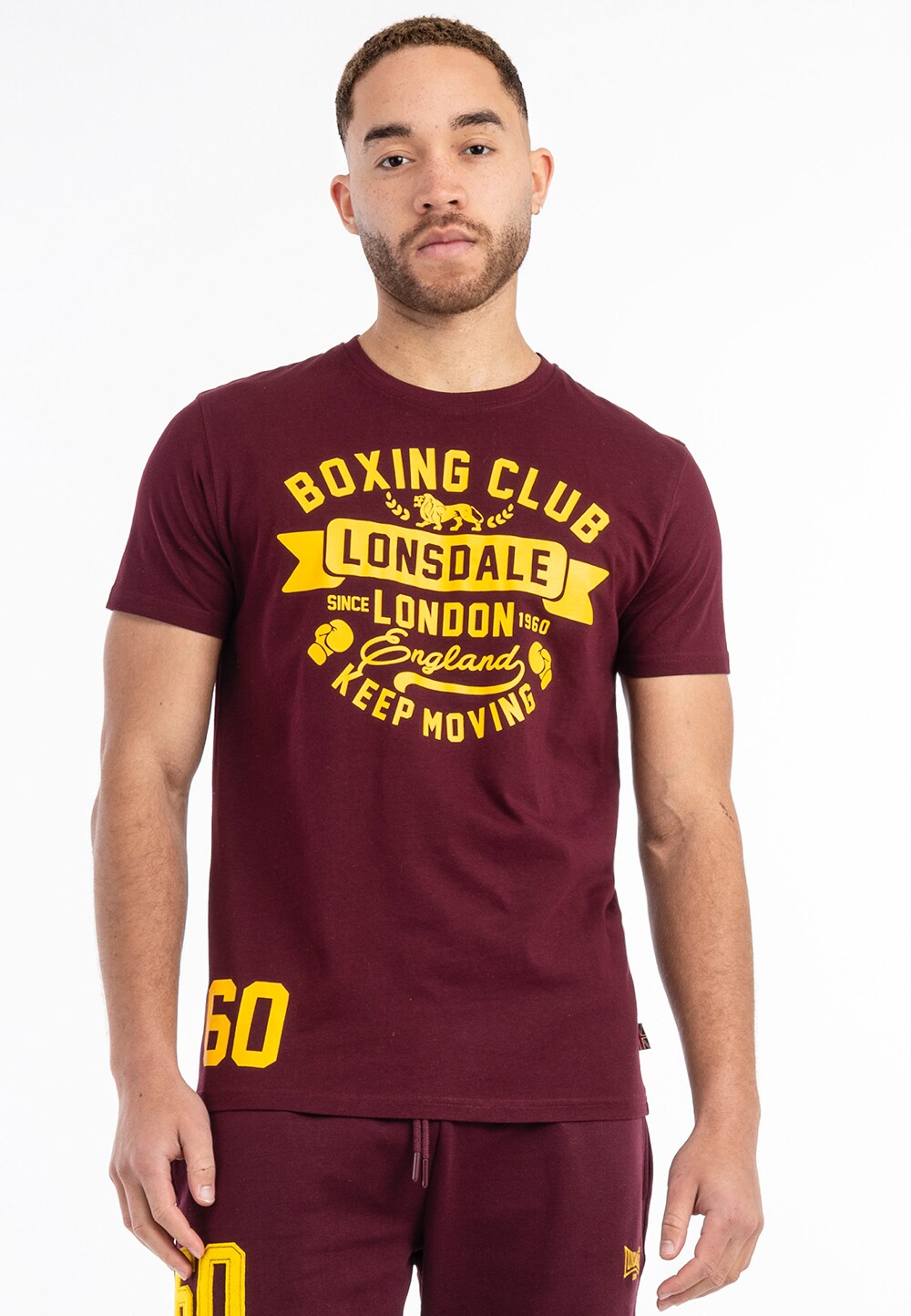 Lonsdale Herren T-Shirt normale Passform GRUTING