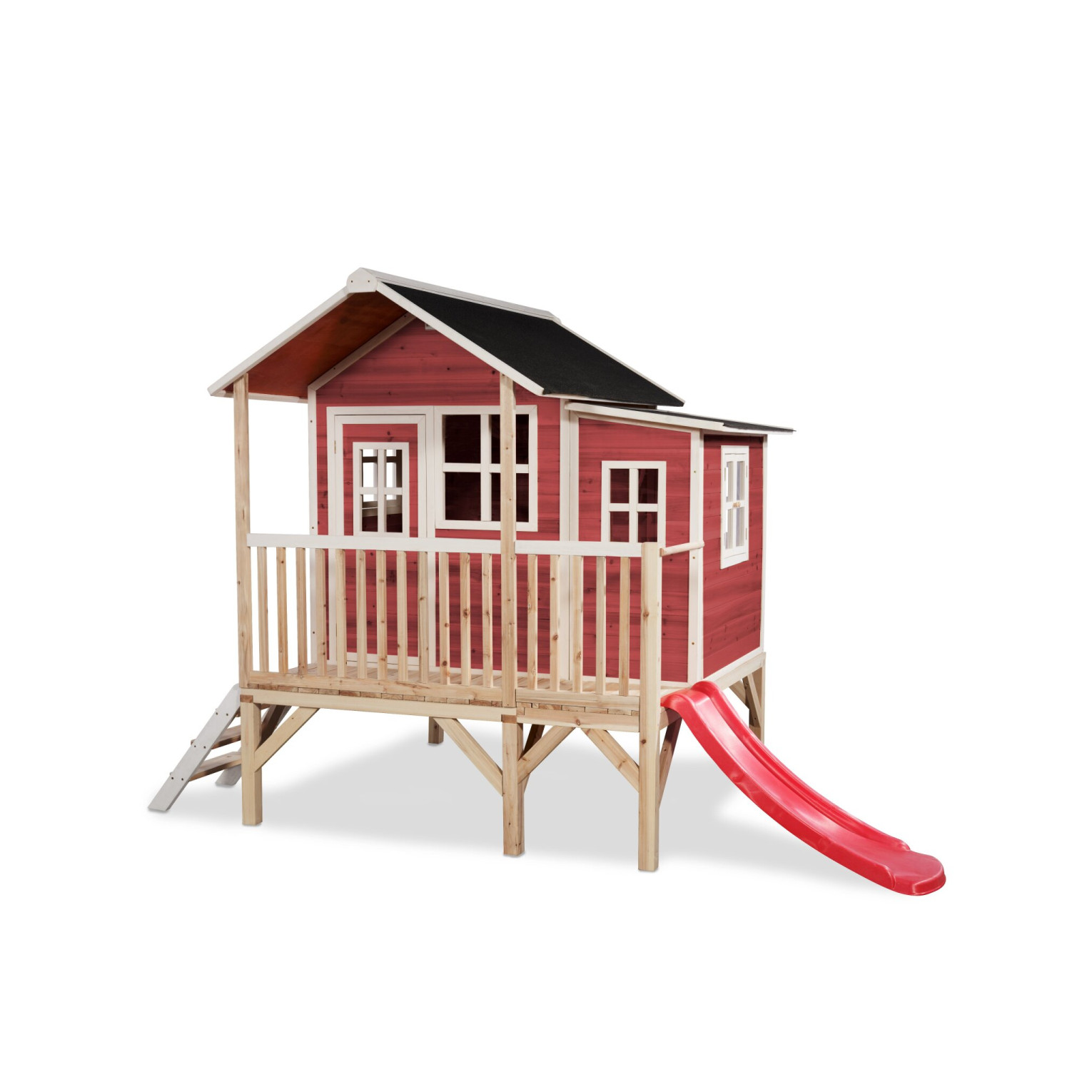 EXIT Loft 350 houten speelhuis - rood