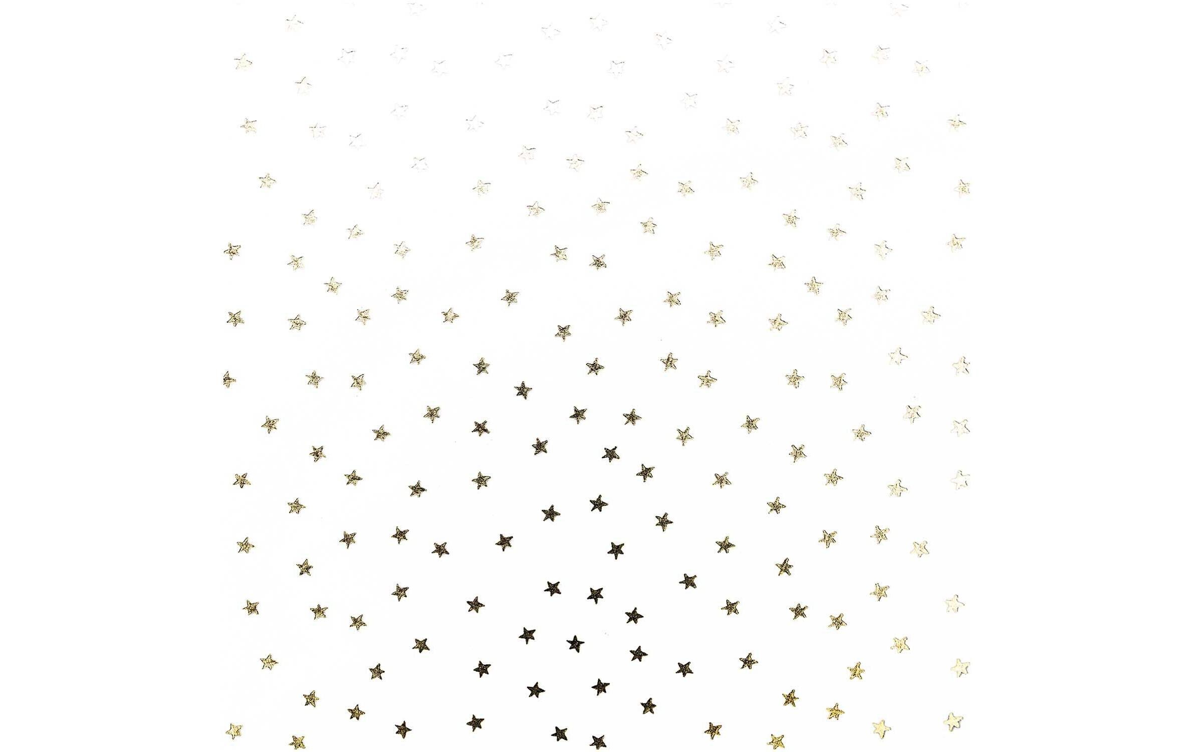 Transparentpapier Sterne A4, 113 g/m², 1 Stück, GoldFeines, durchscheinendes Transparentpapierblock