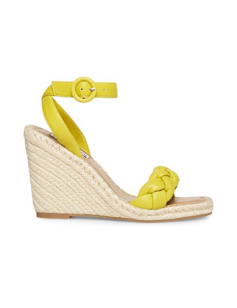 Novah Wedge Sandals Yellow