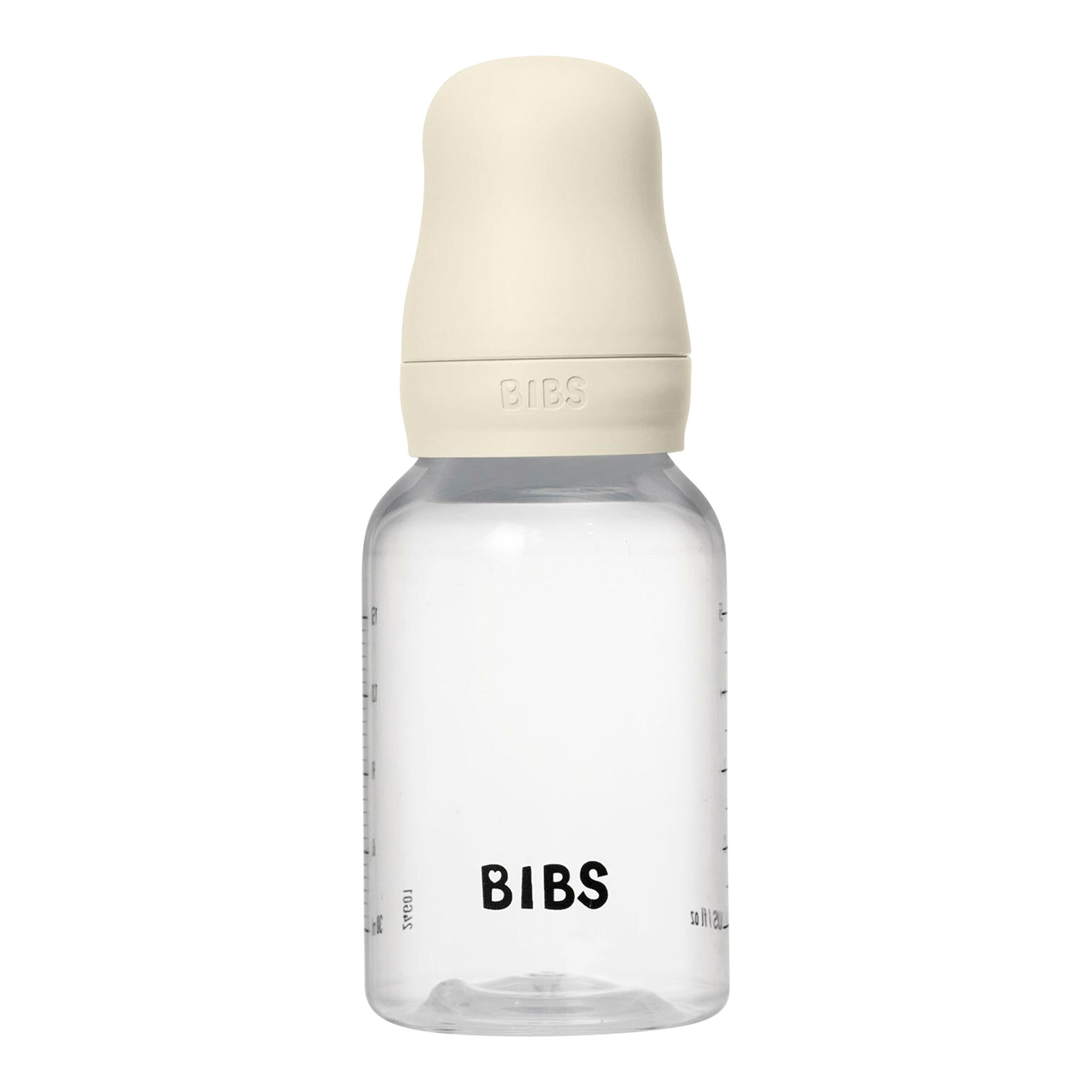 BIBS Babyflasche aus Kunststoff, 150 ml, ab 0M ivory