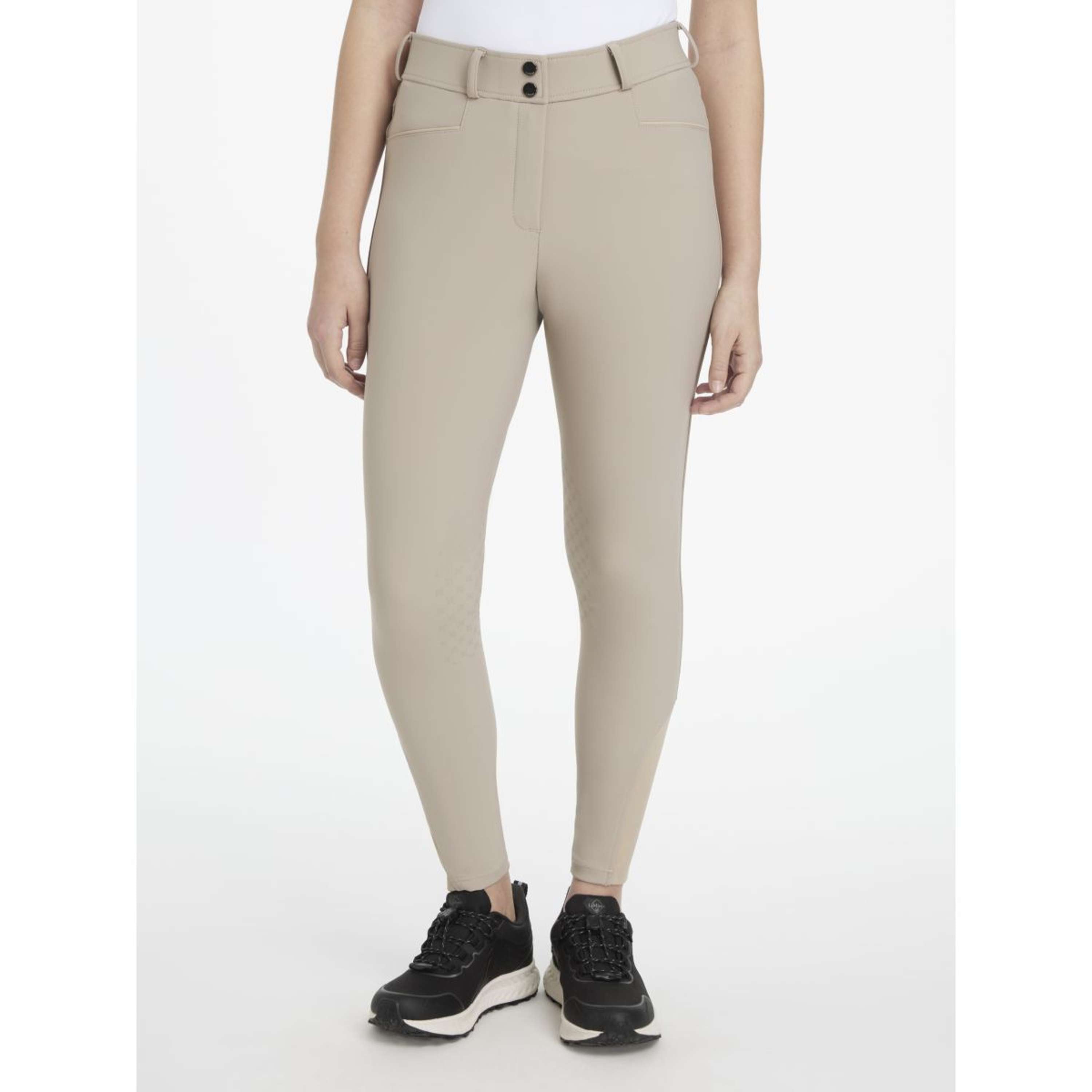 LeMieux Rijbroek Isabelle Full Grip Almond