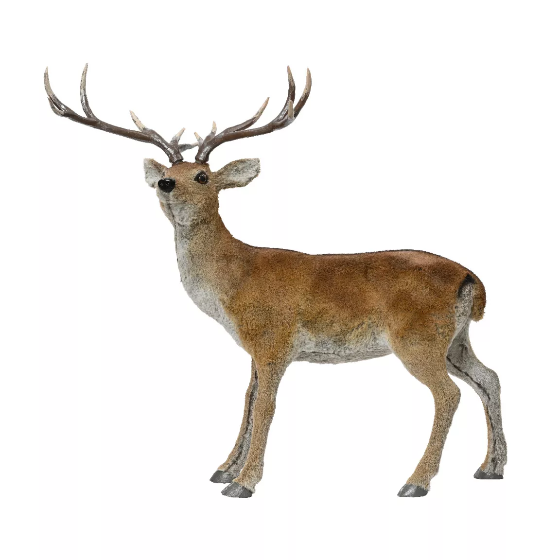 Renne de Noël fait main (H92 cm) Hazel Fourrure Naturel