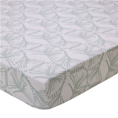 Linge de lit flanelle motif végétal