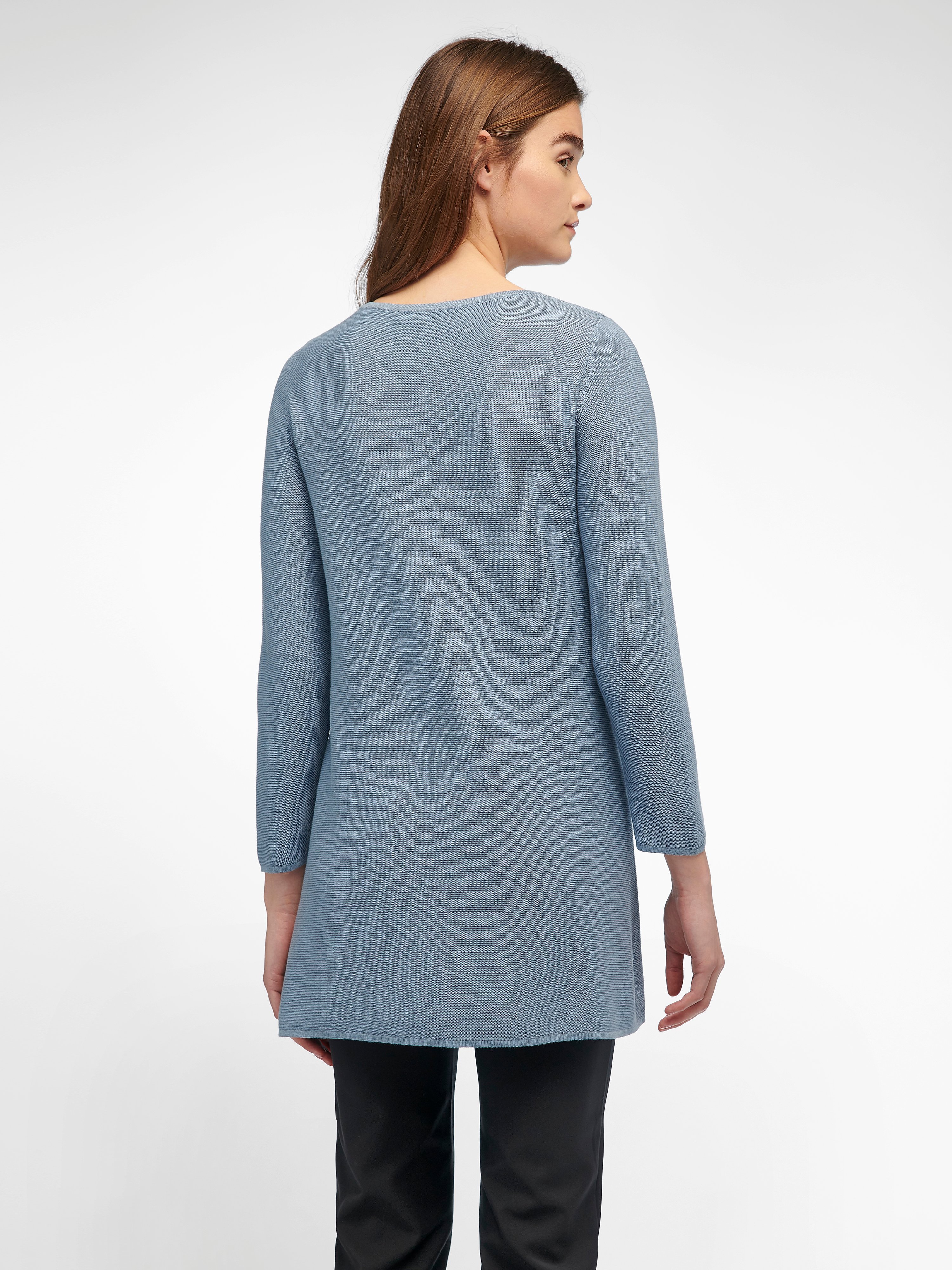 Rundhals-Pullover aus 100% SUPIMA®-Baumwolle