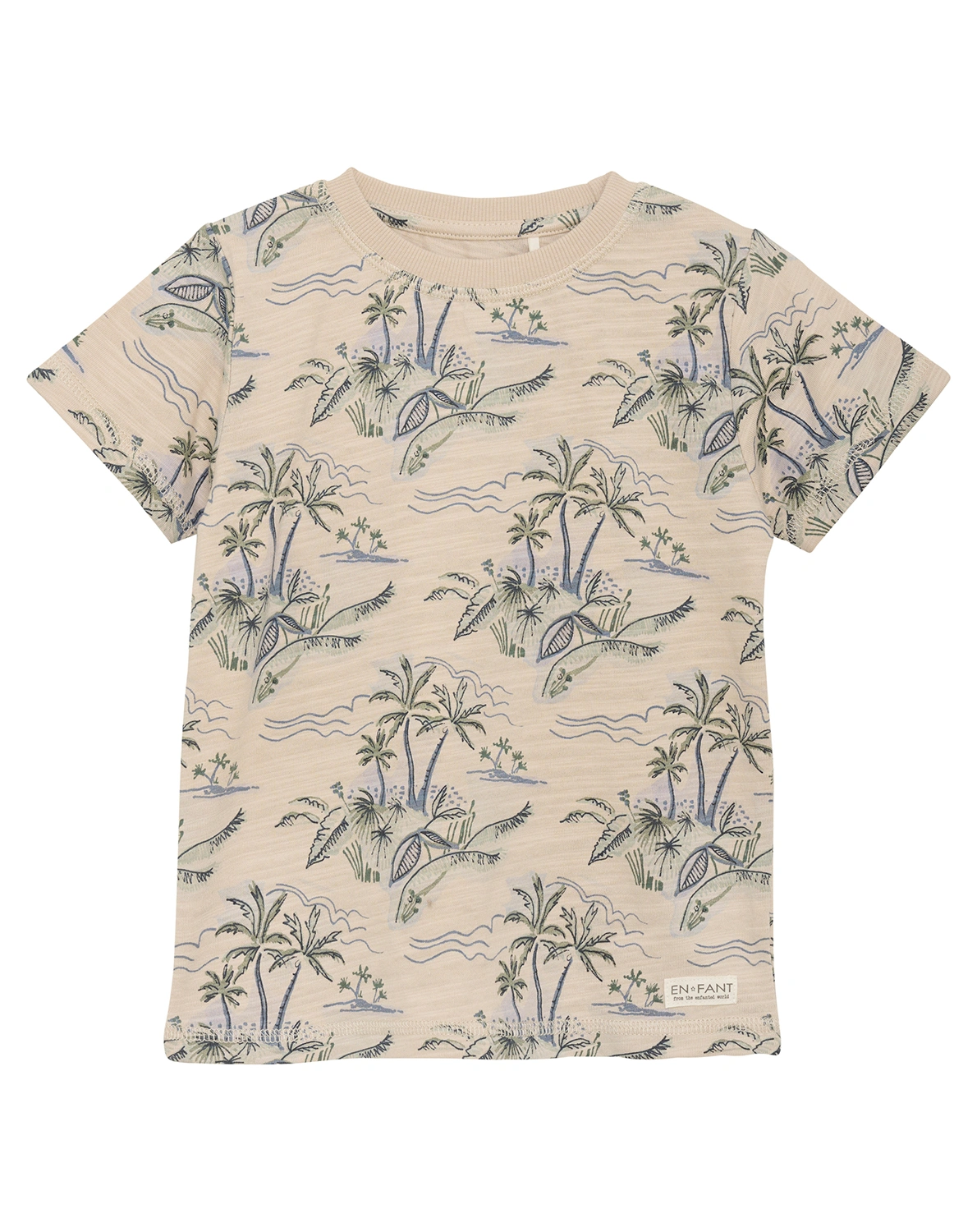 T-Shirt PALMS in cement