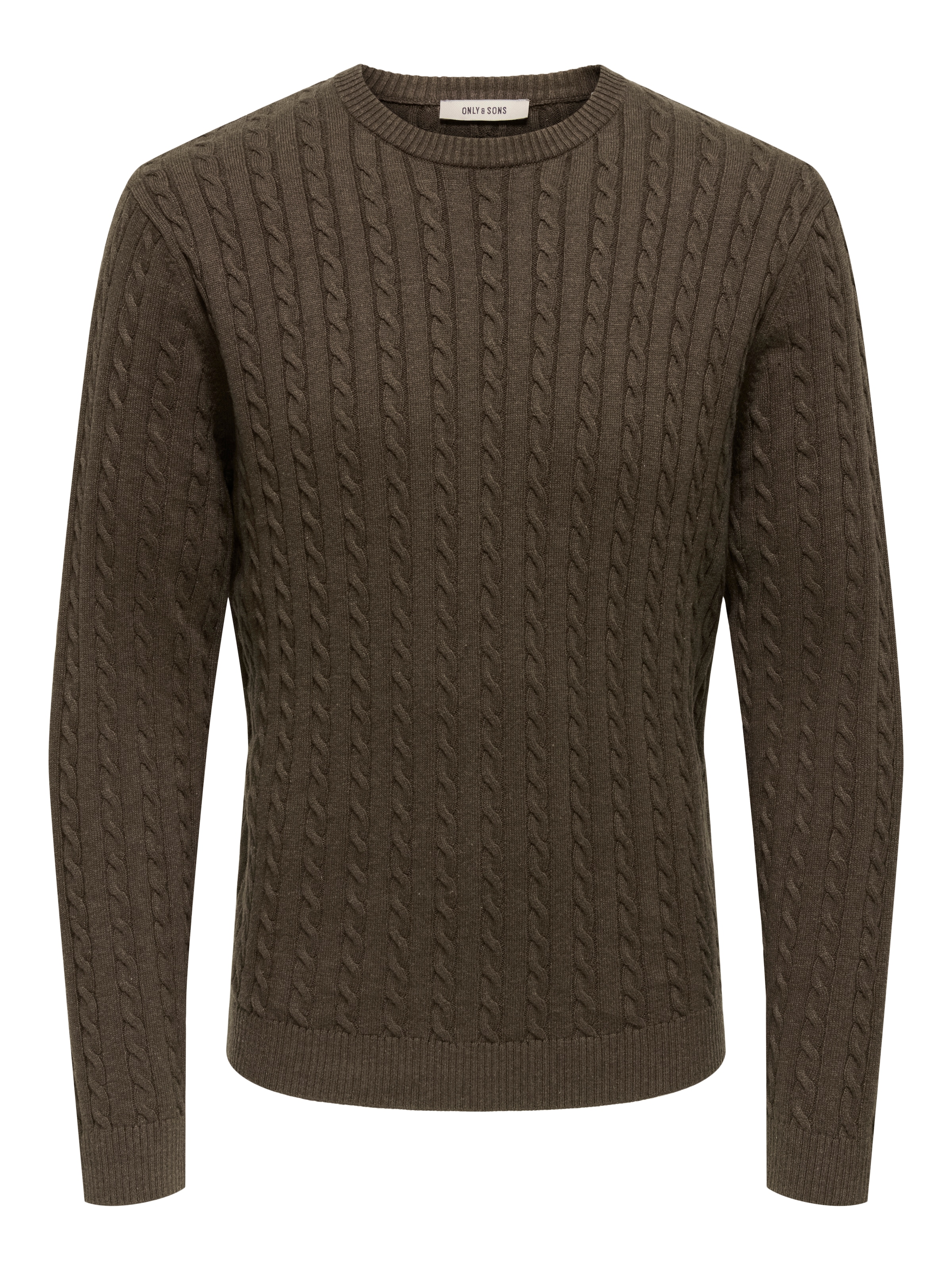 ONLY & SONS Strickpullover »ONSLOUI REG 12 CABEL CREW KNIT NOOS«