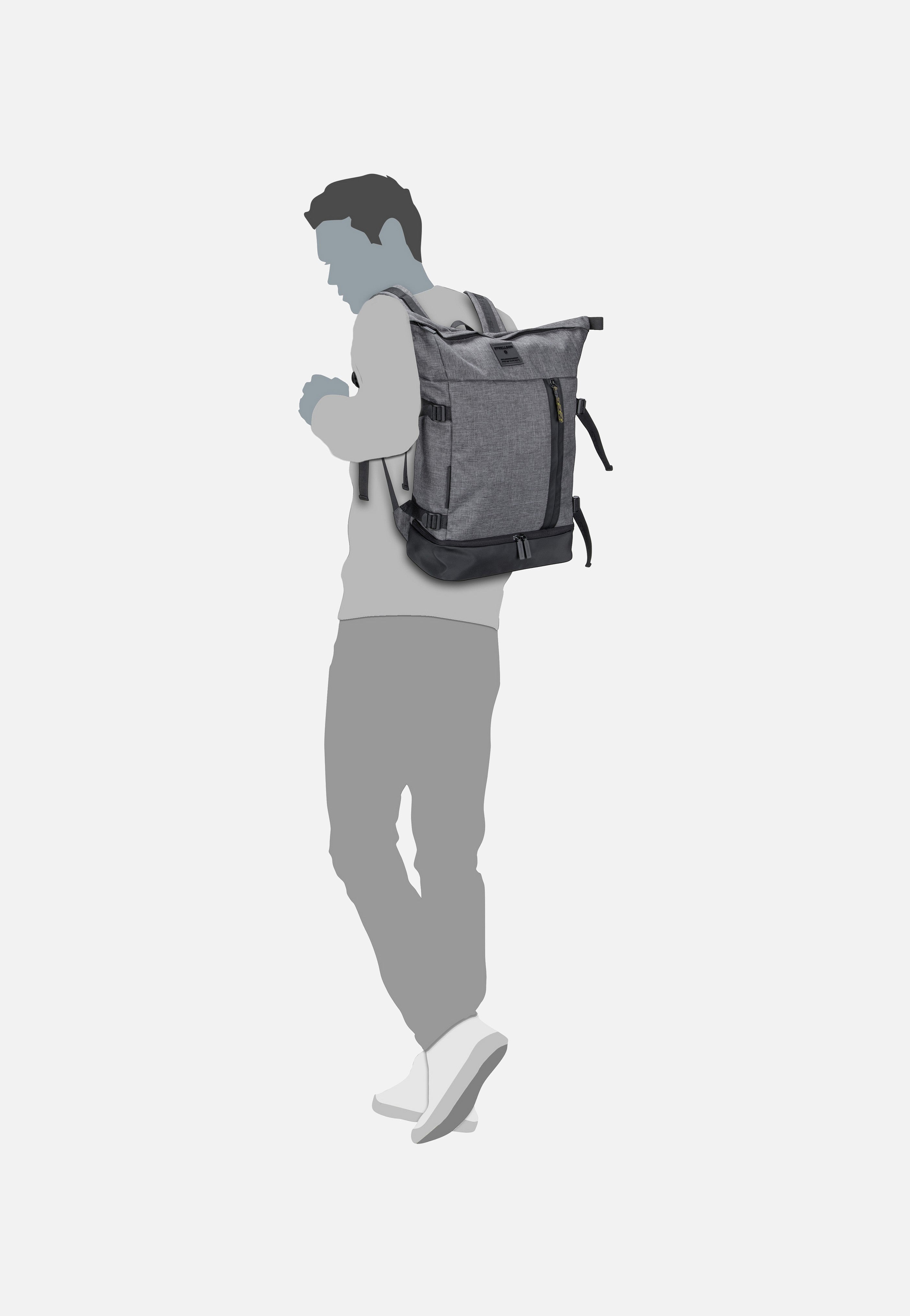 Northwood 2.0 LHZ Dark Grey - Rucksack