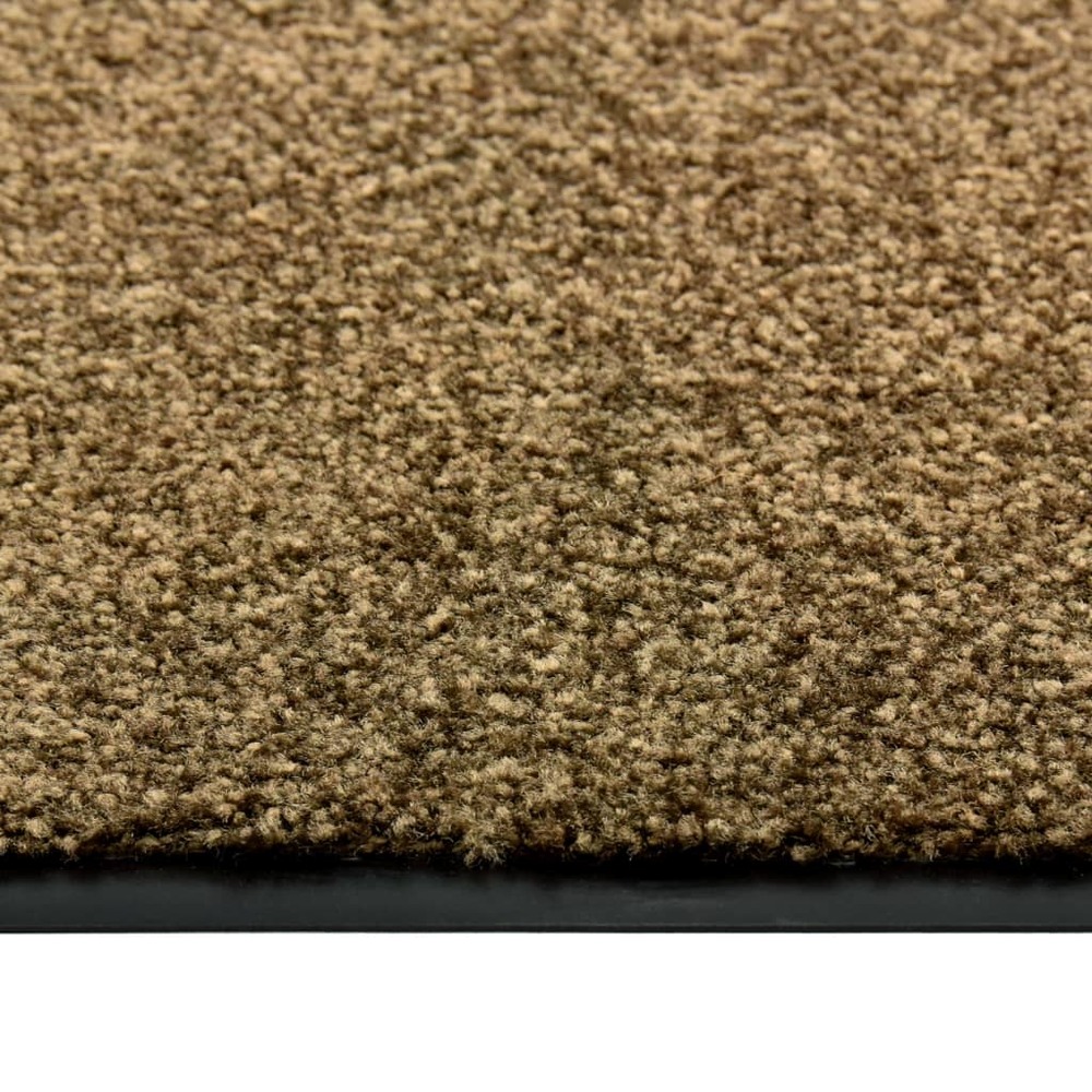 Paillasson lavable marron 60x180 cm
