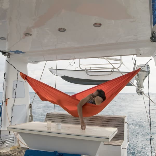 Hamac bivouac TICKET TO THE MOON COMPACT HAMMOCK ORANGE