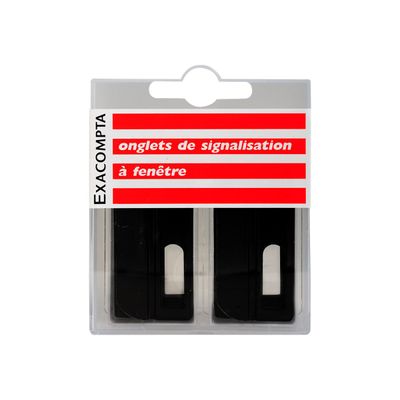 Exacompta - 100 Épingles tête plate - 5 mm - noir