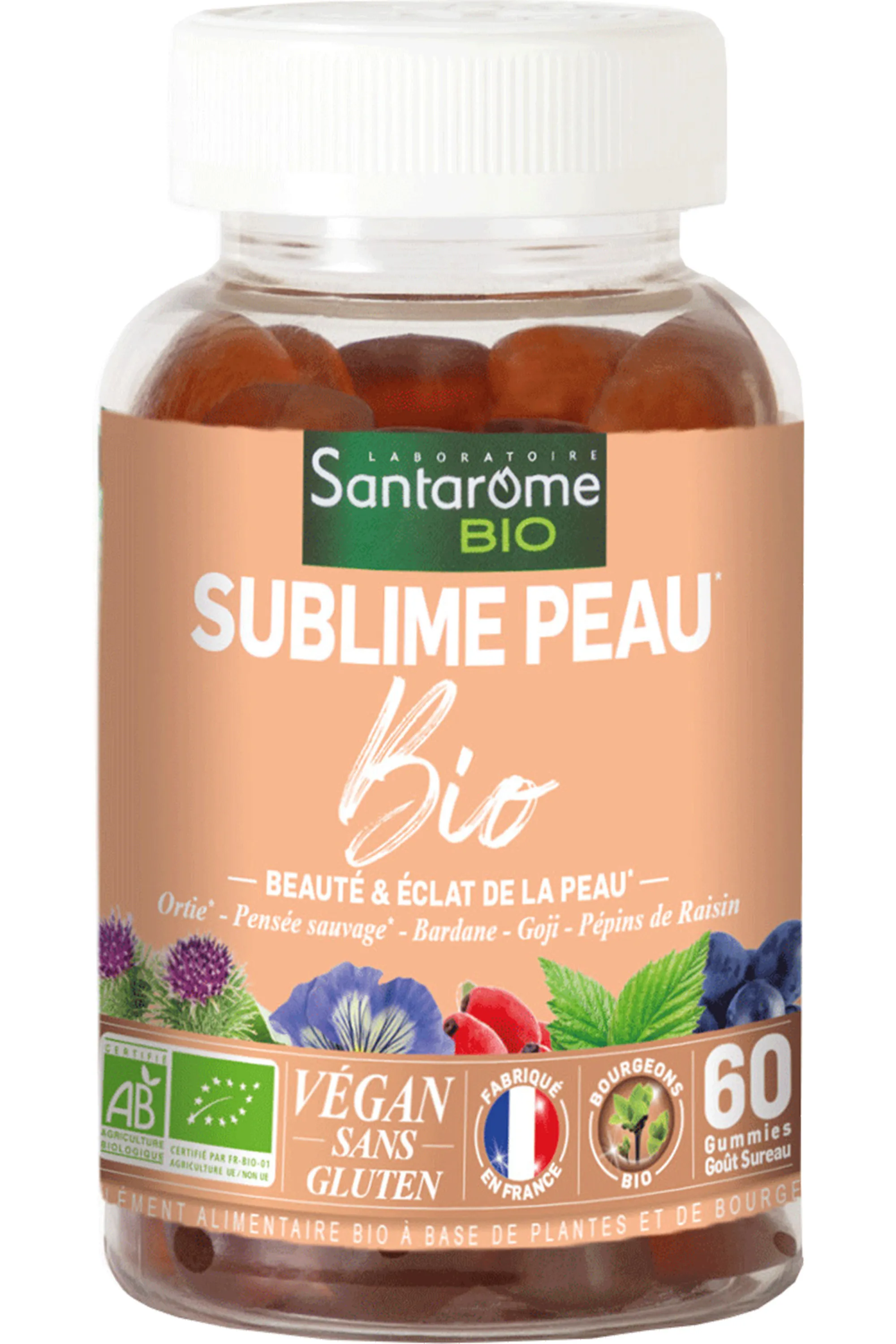 Santarome BIO Gummies Sublime Peau bio-150 g
