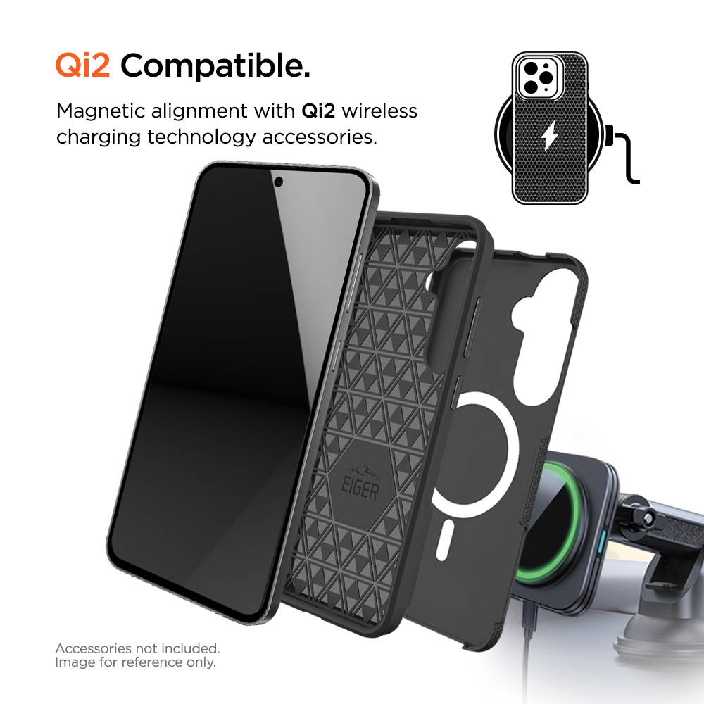 Samsung Galaxy S25  Plus North Case Premium Hybrid Schutzhülle MagSafe-Modul (EGCA00712) - Schwarz