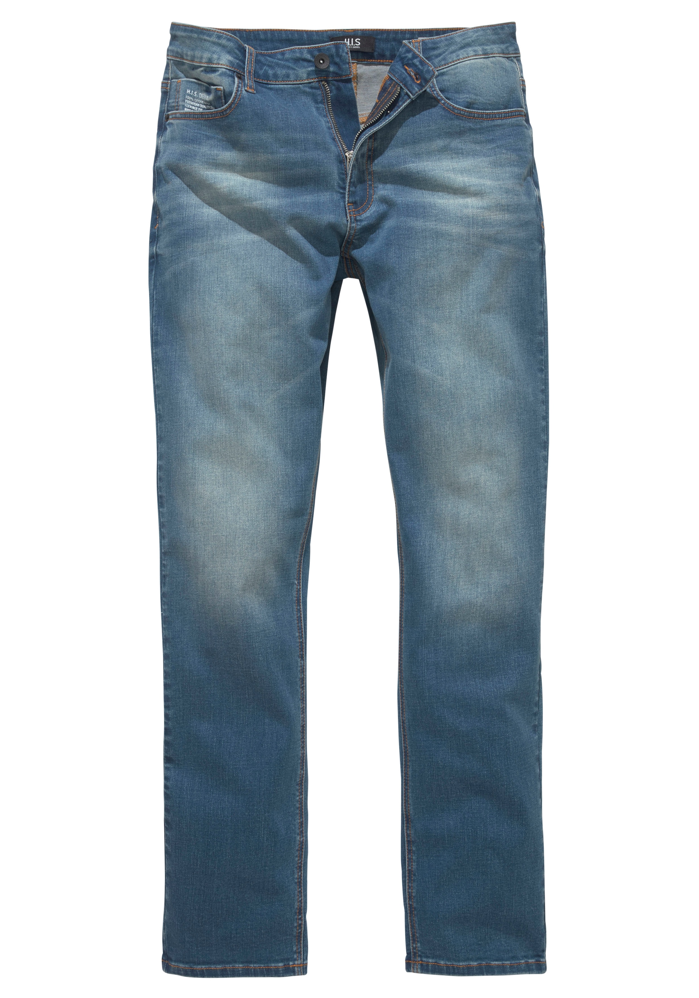 H.I.S Straight-Jeans »DIX«, gerade Beinform,  niedrige Leibhöhe,  Used-Waschung