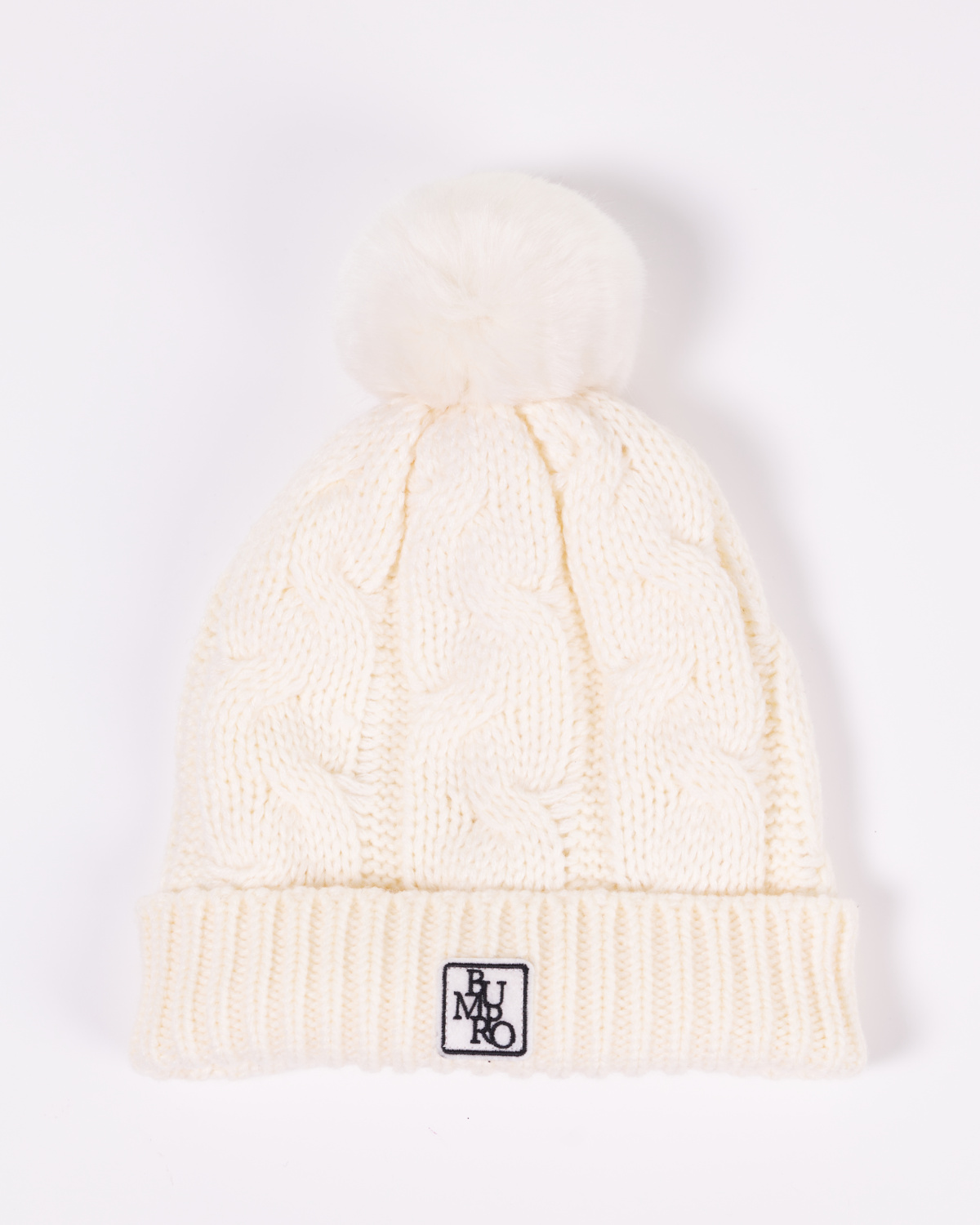 Vivid Cable Knit Set Off White