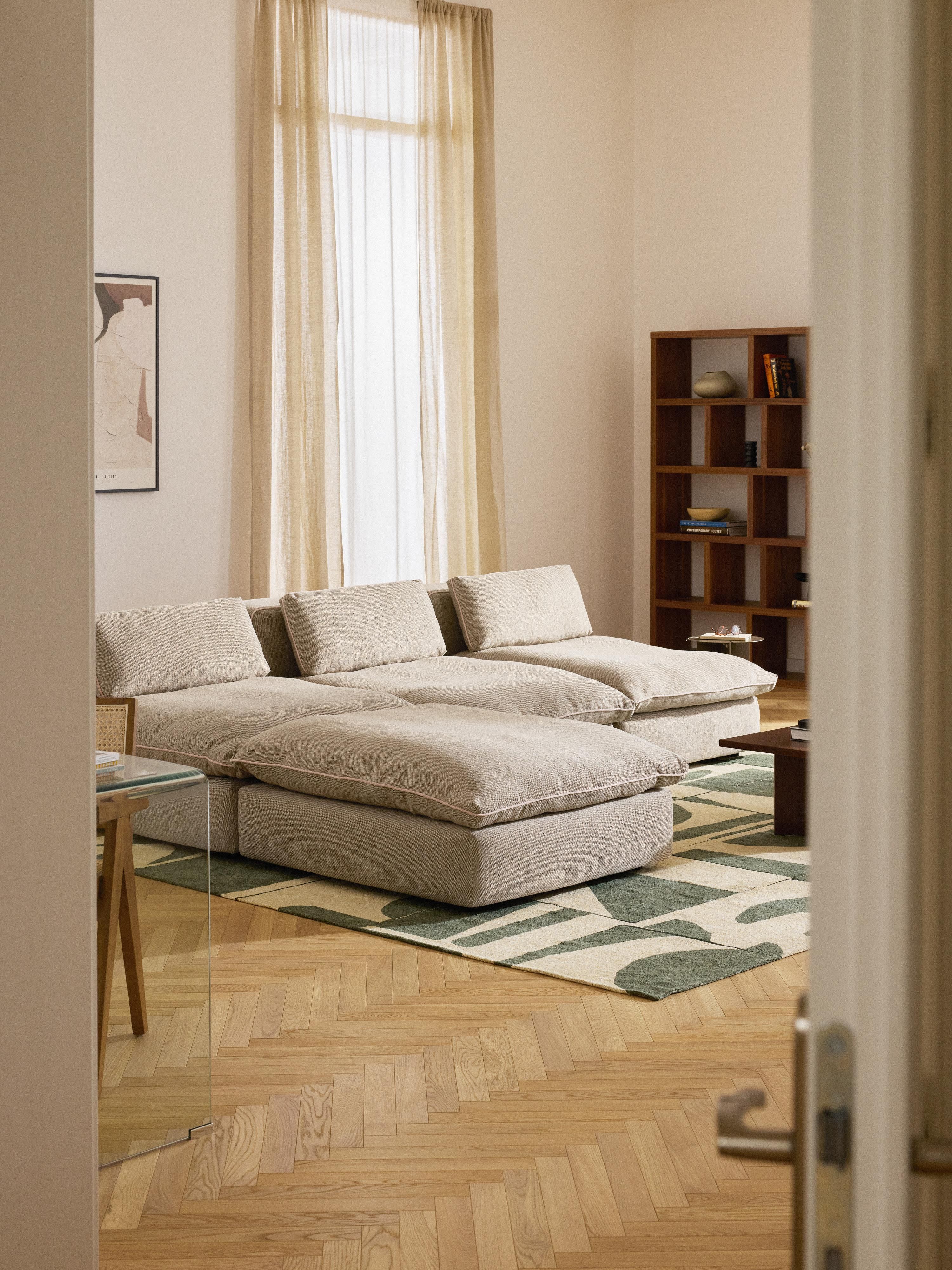 XL modulaire bank Felix met poef (links/rechts)