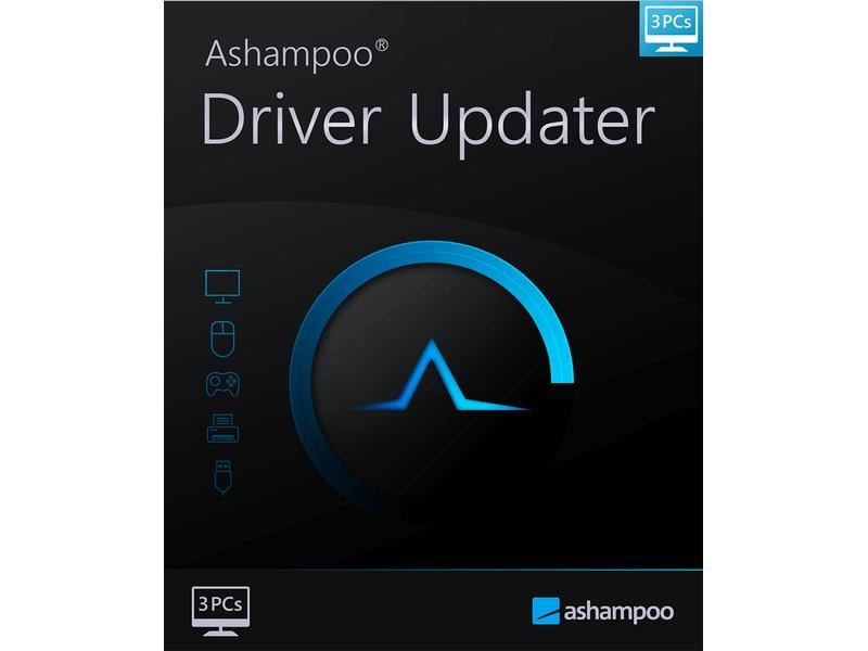 Ashampoo Driver Updater ESD, Vollversion, 3 PC, 1 Jahr Für das beste System | Immer die neuesten Treiber