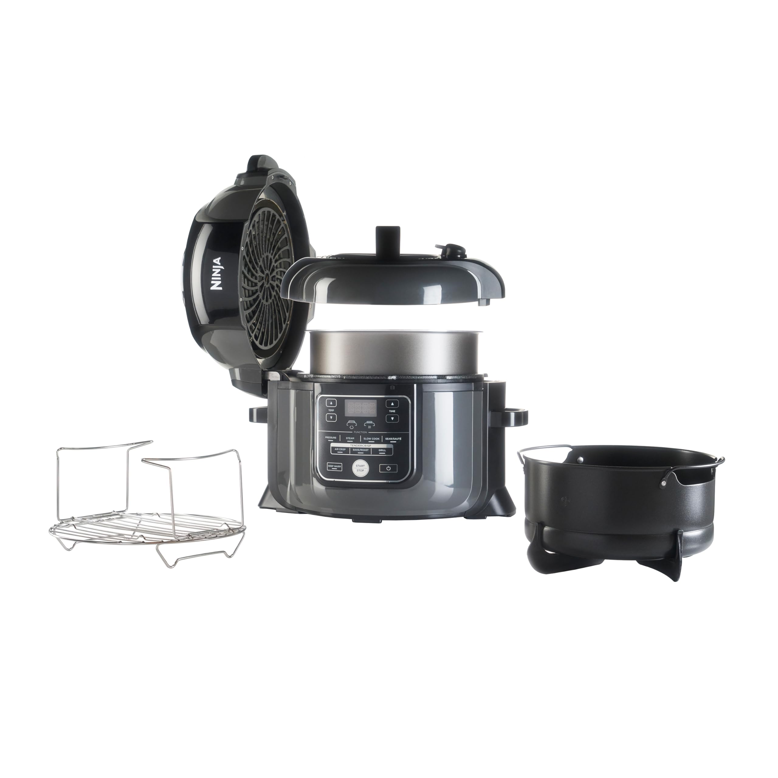 Ninja Multicuiseur Foodi, Air Fryer, 7-en-1, 6L, 7 fonctions de cuisson, Autocuiseur Multifonction, Cuisson sous pression, Friture à l'air, Cuisson le