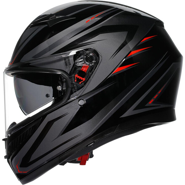 AGV - Casque K3 Syth Noir / Rouge