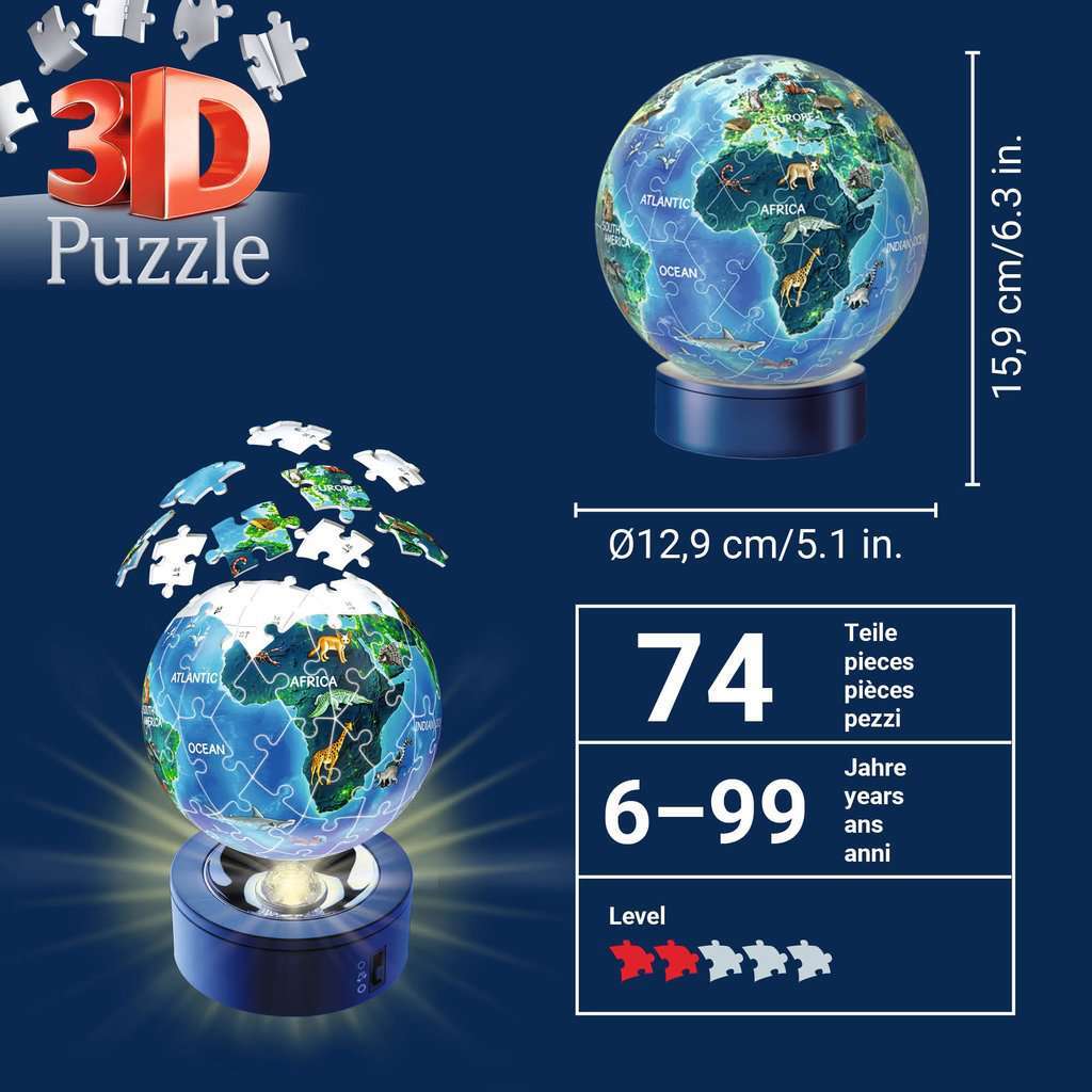 Ravensburger Spiel Nachtlicht Erde bei Nacht