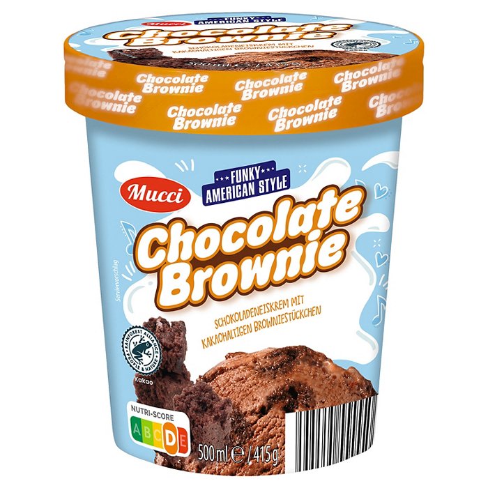 MUCCI Funky American 415 g, Chocolate Brown