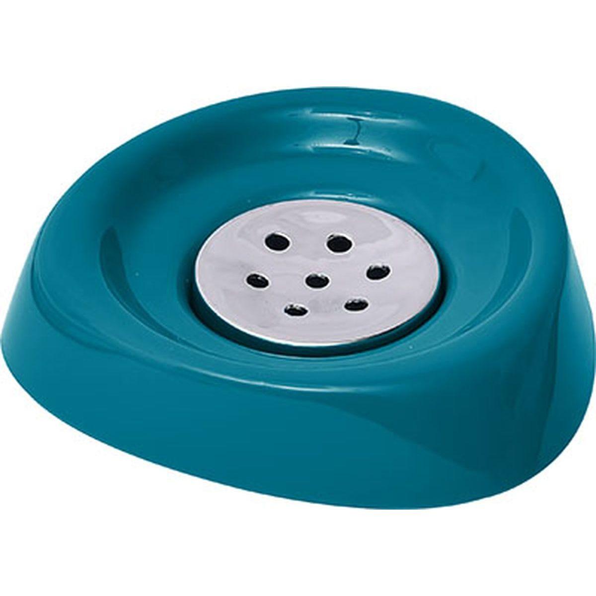 PORTE SAVON CONIQUE BLEU CANARD