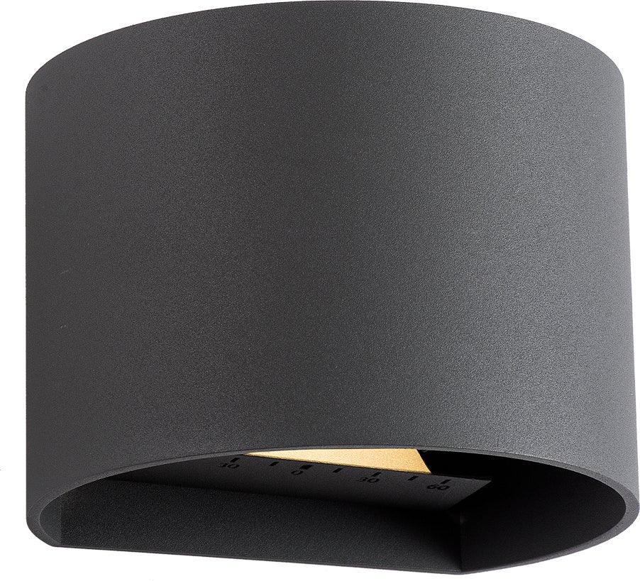 Garden Lights wandlamp Goura antraciet 14 x 11,5 x 10 cm