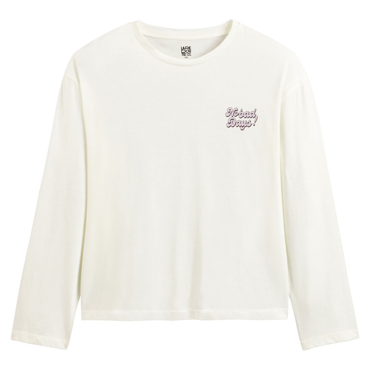COLEÇÕES LA REDOUTE<br>Pijama com texto, calças xadrez