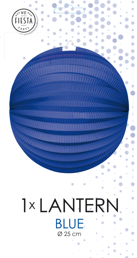 Blauwe Lampion 25cm