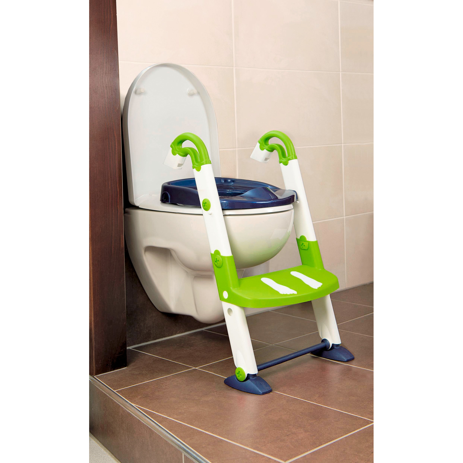 Kidskit Toilettentrainer 3 in 1 bl/w/gr